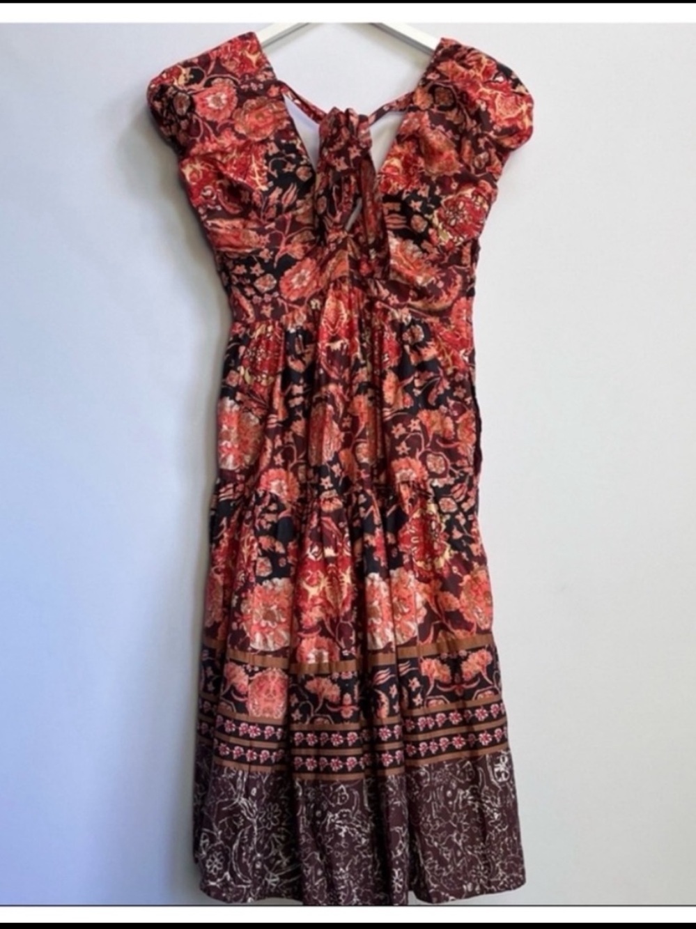 NWT Anthropologie Printed Floral Summer Babydoll  Dress, size 8 - Picture 10 of 16